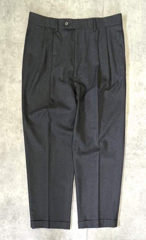 RALPH LAUREN ツープリーツ トロピカルウール スラックス チャコール (VINTAGE)「Bottoms」入荷しました。