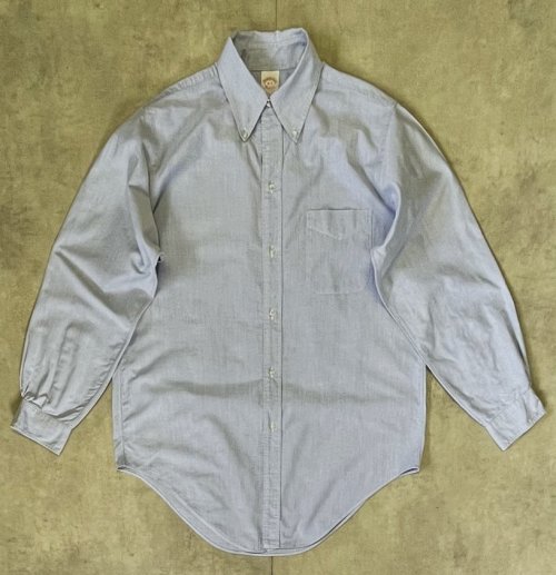 80'S BROOKS BROTHERS "MAKERS" 6ボタン オックスフォード BDシャツ ブルー USA製 (VINTAGE)「L/S Shirt」入荷しました。