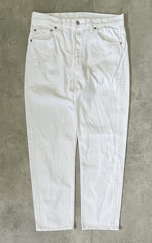 90'S LEVIS 501 デニム ホワイト W36L30 USA製 (VINTAGE)「Bottoms」入荷しました。