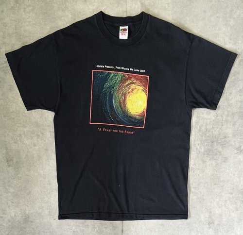 00'S A FEAST FOR THE SPIRIT 半袖 Tシャツ ブラック (VINTAGE)「T-Shirt」入荷しました。
