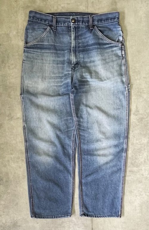 80'S BIG MAC トップスナップボタン デニム ペインターパンツ インディゴ USA製 (VINTAGE)「Bottoms」入荷しました。