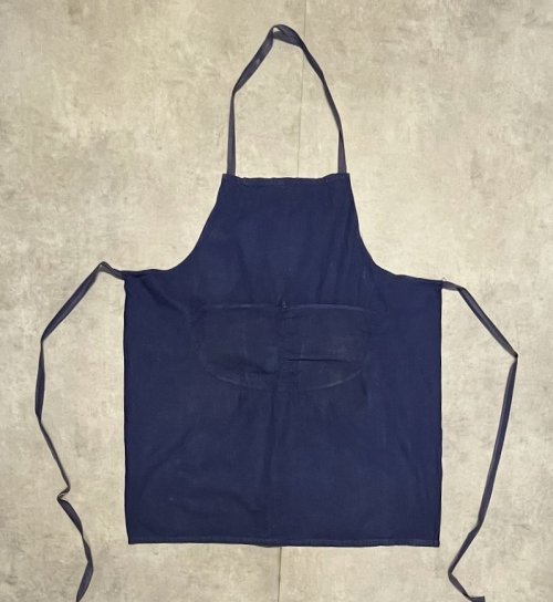 ユーロヴィンテージ コットン ポケット付き エプロン インディゴ (VINTAGE)「Bottoms」入荷しました。