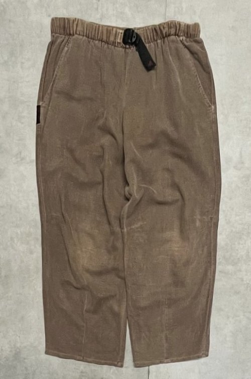 90'S GRAMICCI 旧ロゴ ヘンプ/コットン ベルト付き クロップドパンツ ブラウン USA製 (VINTAGE)「Bottoms」入荷しました。