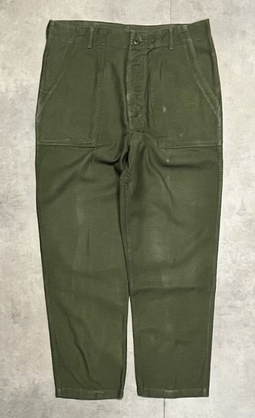 60'S アメリカ軍 US ARMY "OG107" コットンサテン ベイカーパンツ ミリタリーグリーン (VINTAGE)「Bottoms」入荷しました。