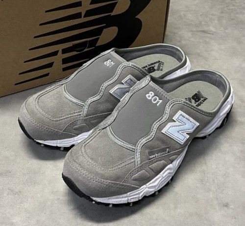 NEW BALANCE 801 "ALL TERRAIN" スウェード スリッポン グレー 箱付き (DEADSTOCK)「Shoes」入荷しました。