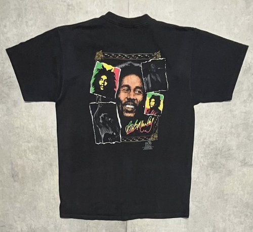 90'S BOB MARLEY 両面プリント シングルステッチ 半袖 Tシャツ ブラック USA製 (VINTAGE)「T-Shirt」入荷しました。