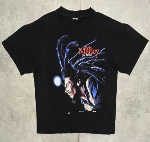 90'S BOB MARLEY "TIME WILL TELL" シングルステッチ 半袖 Tシャツ ブラック USA製 (VINTAGE)「T-Shirt」入荷しました。