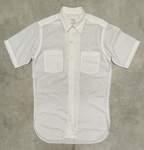 60'S CAPPER & CAPPER BY HATHAWAY 半袖 シャツ ホワイト USA製 (VINTAGE)「S/S Shirt」入荷しました。