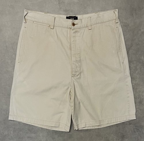 90'S RRL 三ツ星タグ ボタンフライ ミリタリーチノショーツ ライトベージュ USA製 (VINTAGE)「Shorts」入荷しました。