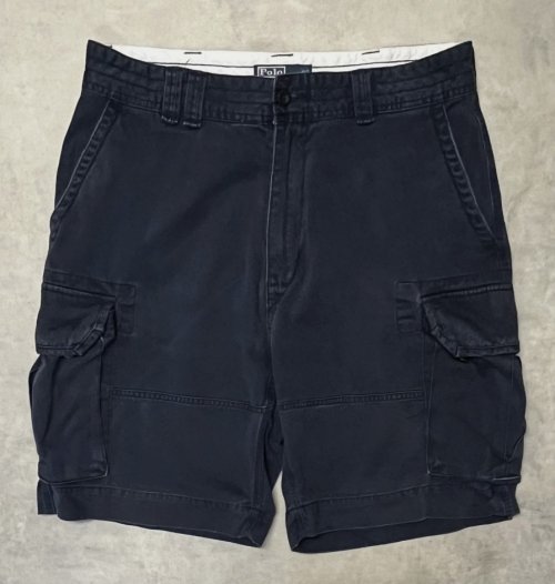 90'S RALPH LAUREN カーゴショーツ ネイビー (VINTAGE)「Shorts」入荷しました。