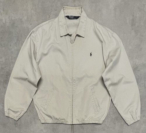 90'S RALPH LAUREN 三角タグ チンスト付き ドリズラージャケット ベージュ (VINTAGE)「Jacket」入荷しました。