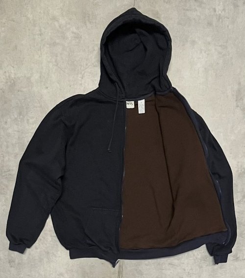 90'S WILDERNESS 裏サーマル ダブルフェイス スウェットパーカー ダークネイビー/ブラウン (VINTAGE)「Parka」入荷しました。