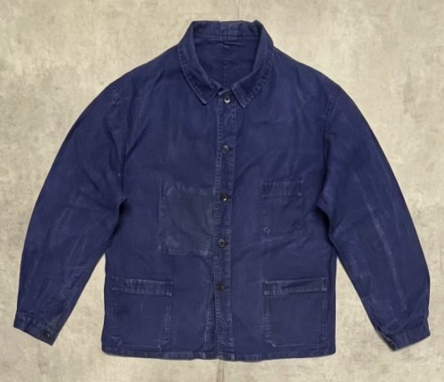 60'S LE PIGEON VOYAGEUR フレンチワーク ワークジャケット カバーオール ブルー フランス製 (VINTAGE)「Jacket」入荷しました。