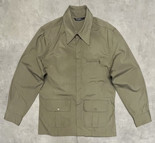 70'S RALPH LAUREN "大文字タグ" ポプリン フルジップジャケット カーキ (VINTAGE)「Jacket」入荷しました。