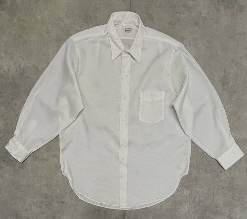 60'S TOWNCRAFT "DACRON" レギュラーカラーシャツ ホワイト (VINTAGE)「L/S Shirt」入荷しました。
