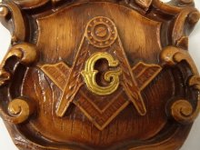 他の写真3: FREEMASON フリーメイソン エンブレム 壁掛け オブジェ (ANTIQUE)