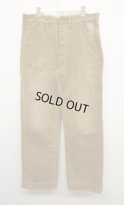 画像1: RRL ブラウンダック ぺインターパンツ USA製 (USED)