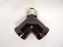 他の写真2: LEVITON ダブルクラスターソケット (DEADSTOCK) 