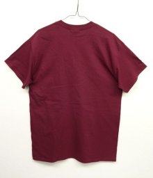 他の写真3: GILDAN ポケット付き 半袖 Tシャツ BURGUNDY (NEW)