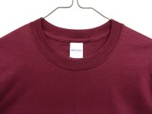 他の写真1: GILDAN ポケット付き 半袖 Tシャツ BURGUNDY (NEW)