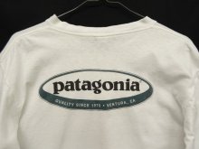 他の写真3: 90'S PATAGONIA バックプリント ロゴ 黒タグ 長袖Tシャツ USA製 (USED)