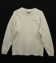 他の写真1: 90'S PATAGONIA バックプリント ロゴ 長袖Tシャツ USA製 (USED)