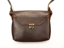 他の写真1: FERNAND LEATHER "HORIZONTAL LATCH POUCH" オールレザー ショルダーバッグ USA製 (USED)