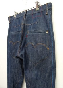 他の写真3: LEVIS RED 1st COMFORT ブルーラインプリント 立体裁断 デニム (MINT CONDITION)