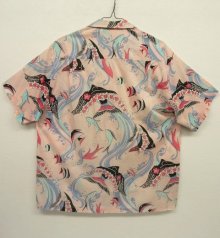 他の写真3: 80'S PATALOHA 半袖 アロハシャツ ピンクベース/人魚柄 (VINTAGE)