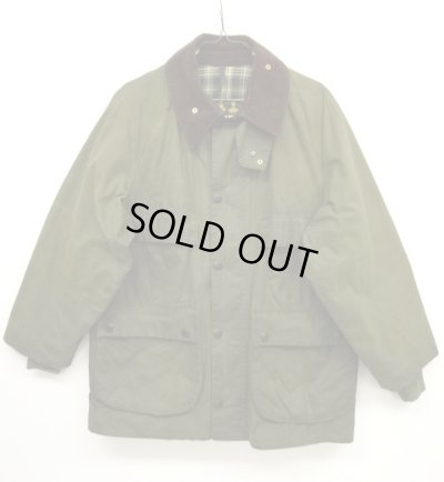 画像1: BARBOUR 3クレスト 旧タグ "4POCKET BEDALE" オイルドジャケット OLIVE イギリス製 (VINTAGE)