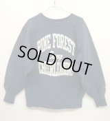 90'S CHAMPION 刺繍タグ 両面3段プリント リバースウィーブ NAVY USA製 (VINTAGE)