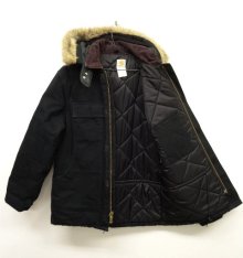 他の写真2: 90'S CARHARTT 裏地キルティング フード付き ダックジャケット BLACK (VINTAGE)