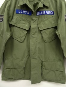 他の写真2: 60'S アメリカ軍 USAF "JUNGLE FATIGUE 2nd" ノンリップ ガスフラップ付き ポプリンジャケット (VINTAGE)