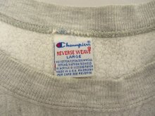 他の写真1: 90'S CHAMPION 刺繍タグ リバースウィーブ 染み込みプリント USA製 (VINTAGE)