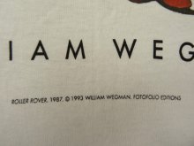 他の写真3: 90'S WILLIAM WEGMAN "ROLLER ROVER" FOTOFOLIO製 Tシャツ USA製 (VINTAGE)