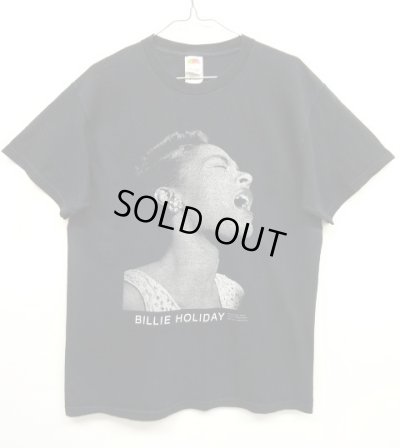 画像1: 90'S BILLIE HOLIDAY Tシャツ BLACK (VINTAGE)