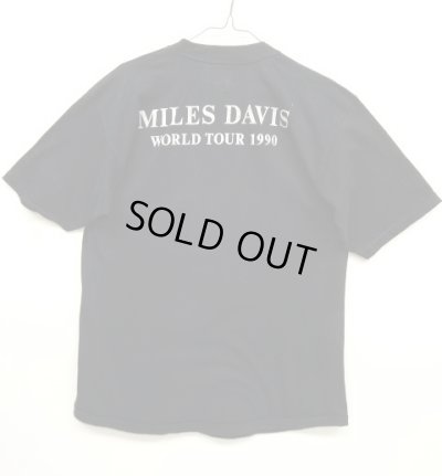 画像2: 90'S MILES DAVIS ワールドツアー Tシャツ BLACK (VINTAGE)