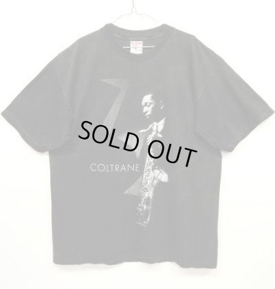 画像1: 90'S JOHN COLTRANE Tシャツ BLACK USA製 (VINTAGE)