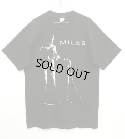 画像1: 90'S MILES DAVIS Tシャツ BLACK (VINTAGE)