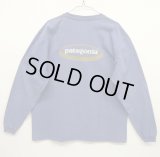 90'S PATAGONIA 黒タグ バックプリント ロゴ 長袖Tシャツ USA製 (VINTAGE)