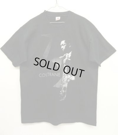 画像1: 90'S JOHN COLTRANE Tシャツ BLACK USA製 (VINTAGE)