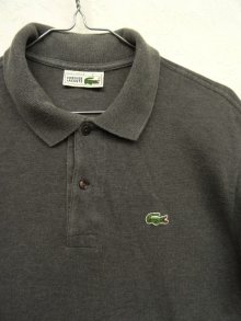 他の写真2: 80'S CHEMISE LACOSTE L1212 ポロシャツ ダークグレー フランス製  (VINTAGE)