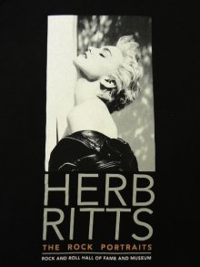 他の写真1: HERB RITTS "MADONNA (TRUE BLUE) HOLLYWOOD 1986" Tシャツ (USED)