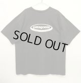 90'S PATAGONIA 雪無し 黒タグ オーバルロゴ Tシャツ ブラック USA製 (VINTAGE)