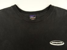 他の写真3: 90'S PATAGONIA 雪無し 黒タグ オーバルロゴ Tシャツ ブラック USA製 (VINTAGE)