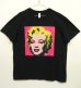 画像1: ANDY WARHOL "MARILYN MONROE (MARILYN) 1967 " オフィシャル Tシャツ (USED) (1)