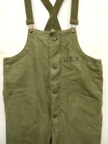 他の写真2: 40'S アメリカ軍 US NAVY デッキトラウザーズ オーバーオール KHAKI (VINTAGE)