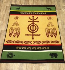 他の写真2: PENDLETON ウールブランケット ラージサイズ 200cm x 165cm (VINTAGE) 