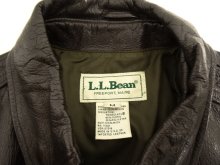 他の写真1: 90'S LL Bean THINSULATE中綿入り レザー A-2 フライトジャケット ブラウン USA製 (VINTAGE)