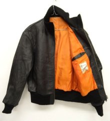 他の写真2: 80'S ドイツ軍 レザー フライトジャケット BLACK (VINTAGE)